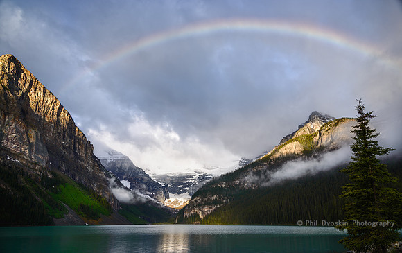 Lake Louise rainbow