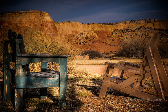 Have a seat at Ghost Ranch