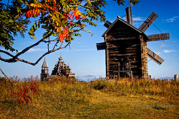 Windmill at Kizhi, Russia