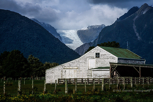 At the foot of Fox Glacier