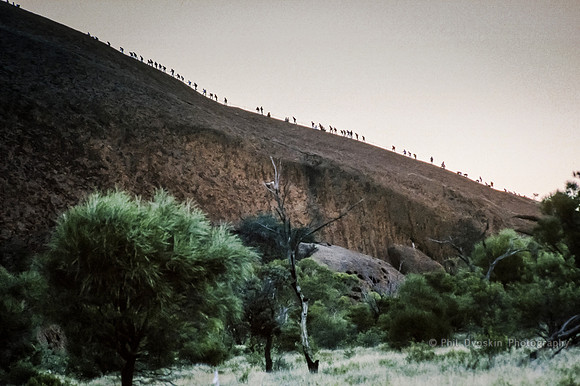 Climbing Uluru